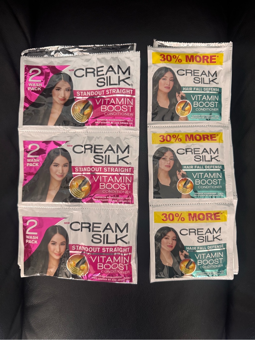 Vitamin Boost Conditioner Sachet Pack - Pink & Teal